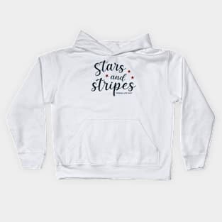 Stars and Stripes USA © GraphicLoveShop Kids Hoodie